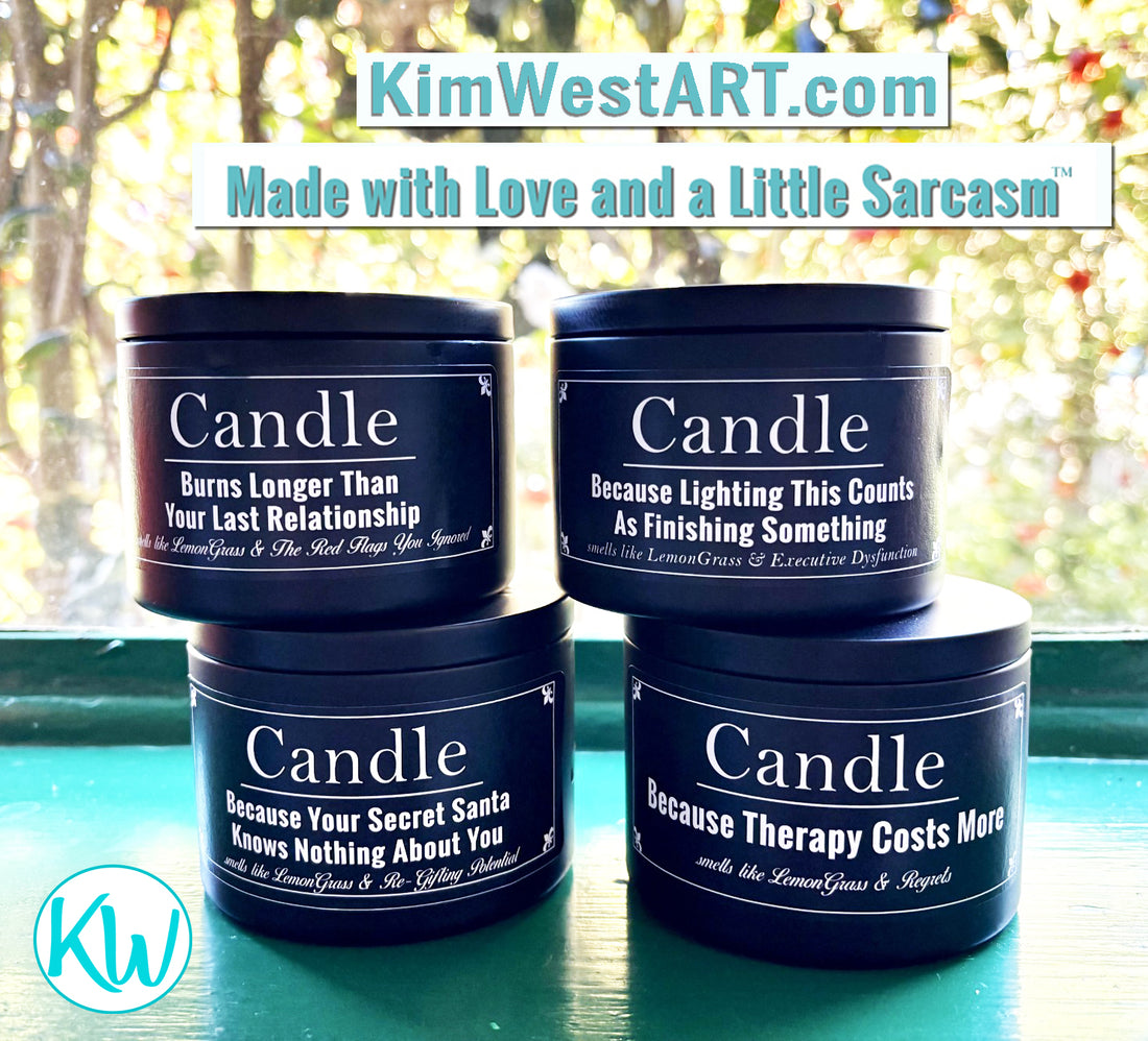 Sarcastic Candles: Because Your Secret Santa Knows Nothing About You