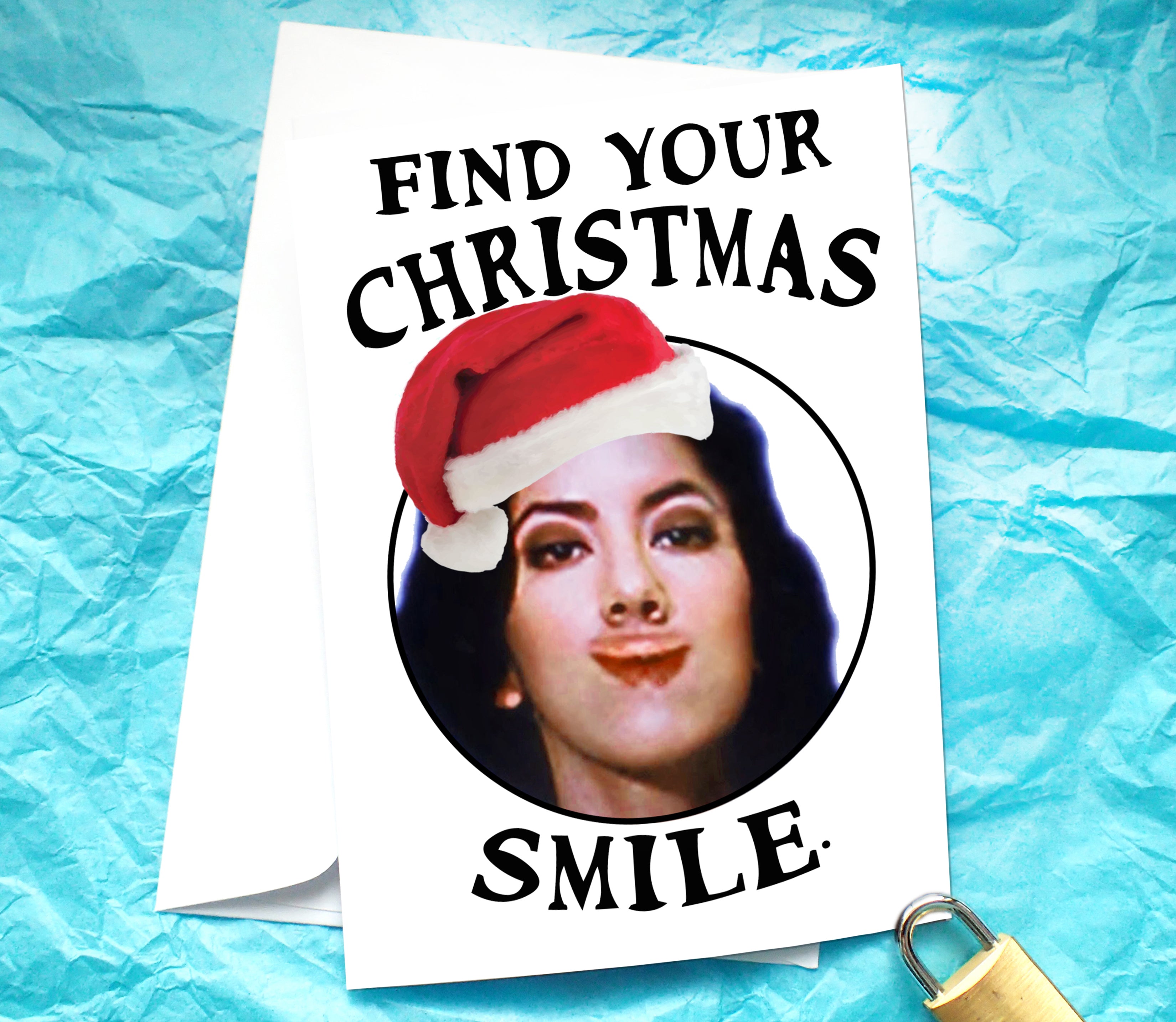 Rosa Diaz Brooklyn Nine Nine Christmas Card KimWestARt