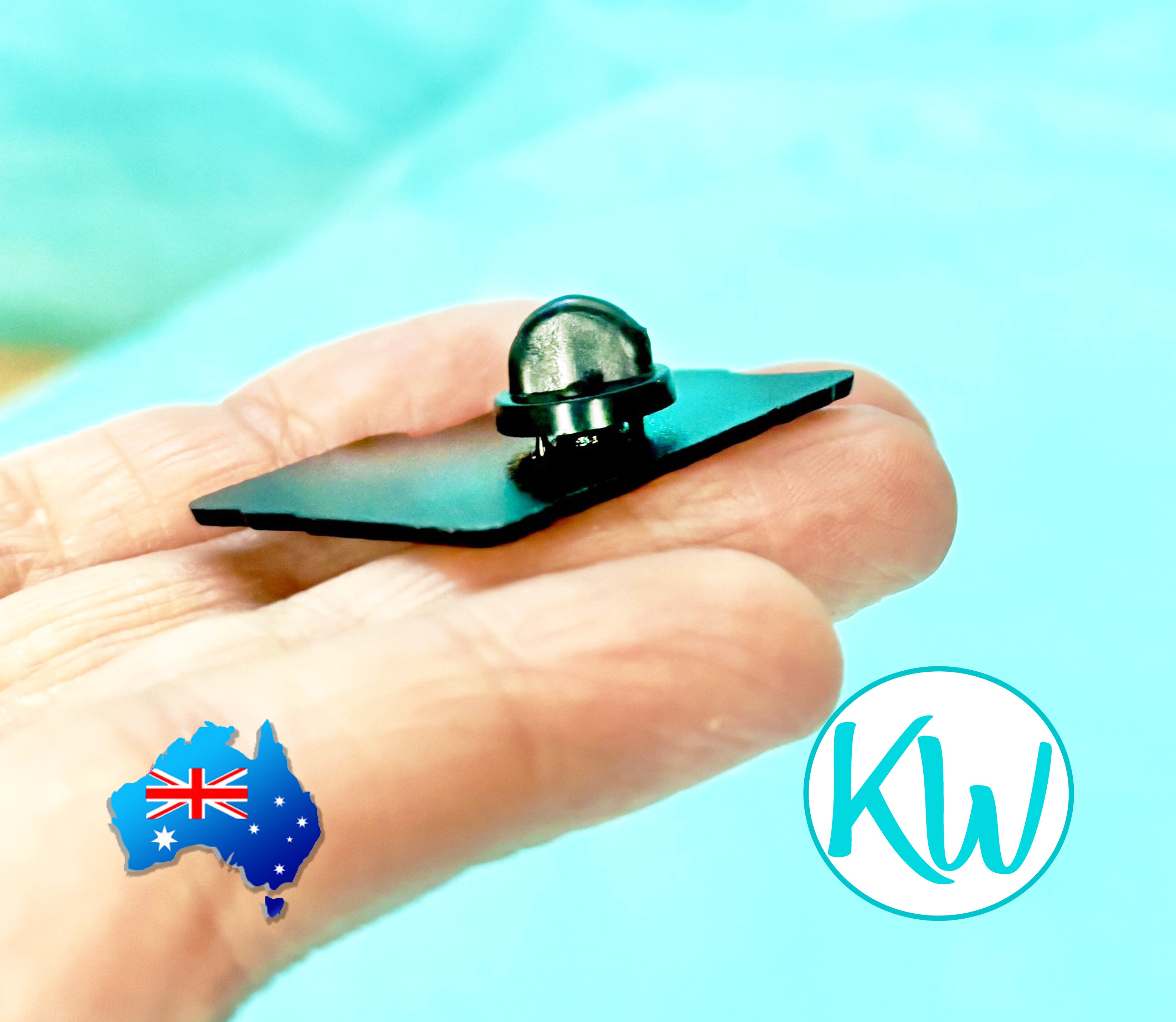 Funny Enamel Pin Ducks in a Row KimWestART