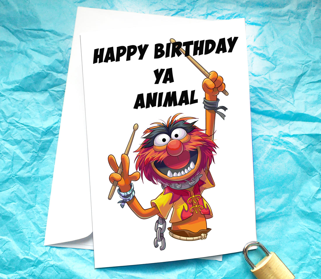 Animal Funny Greeting Card KimWestARt