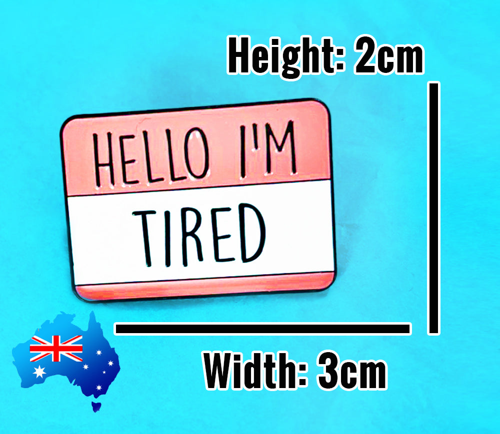 Funny Enamel Pin Hello I&