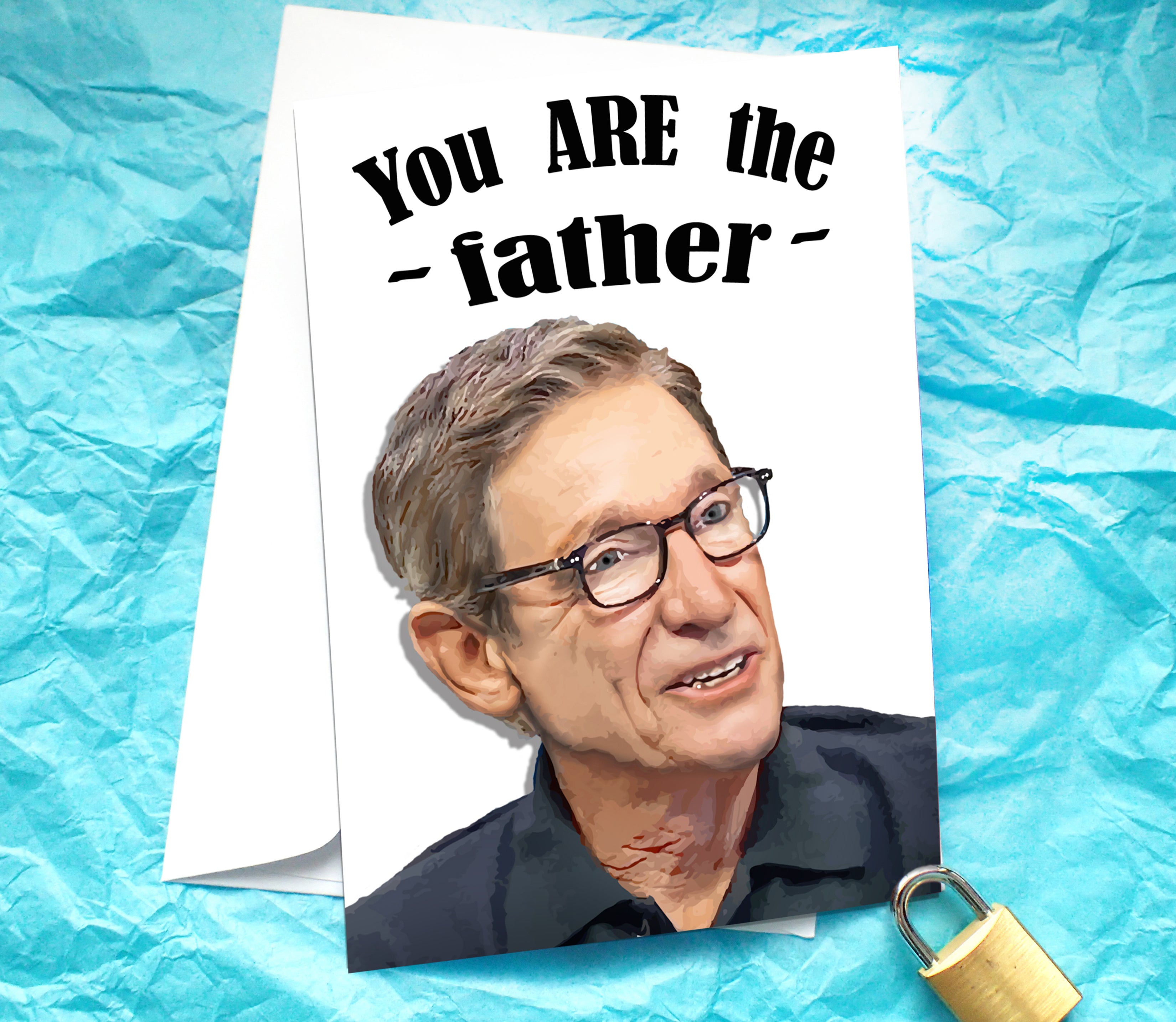 Maury Povich Funny Father Card KimWestARt