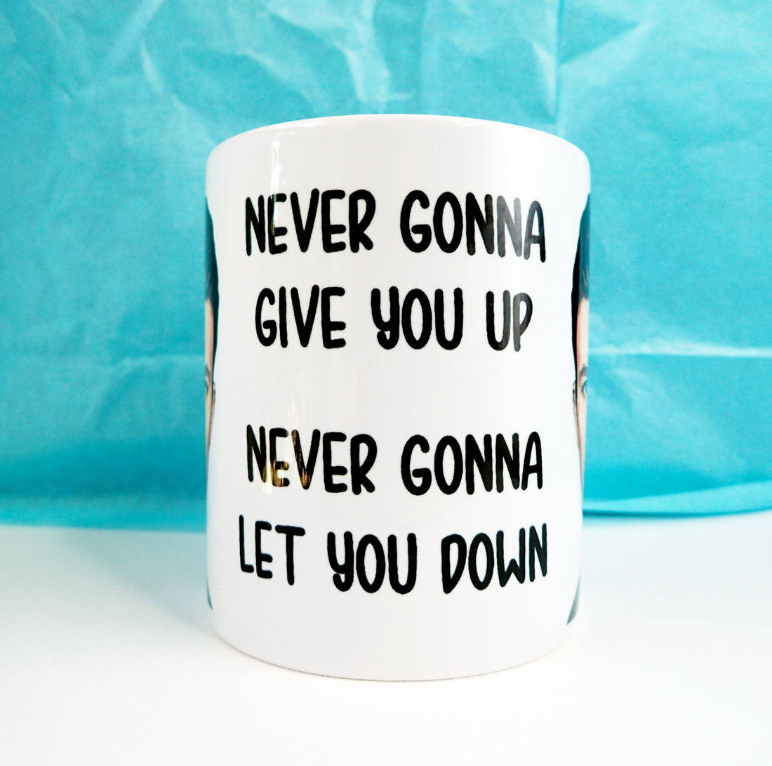 Rick Roll Funny Novelty Mug KimWestART