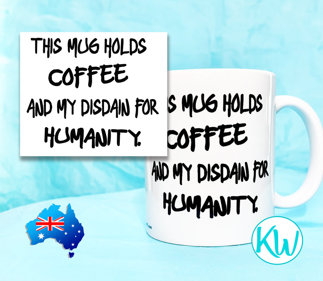 Wednesday Gothic Funny Coffee Mug KimWestART