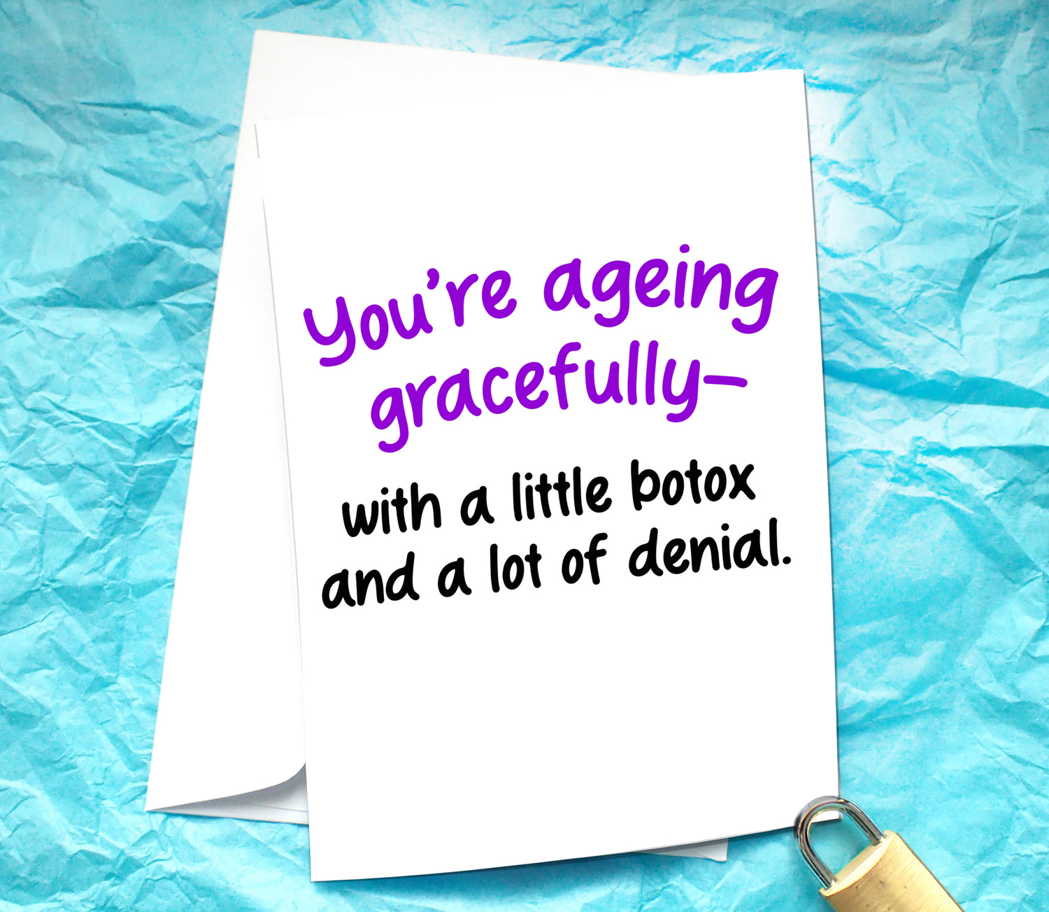 Ageing Gracefully Card KimWestART