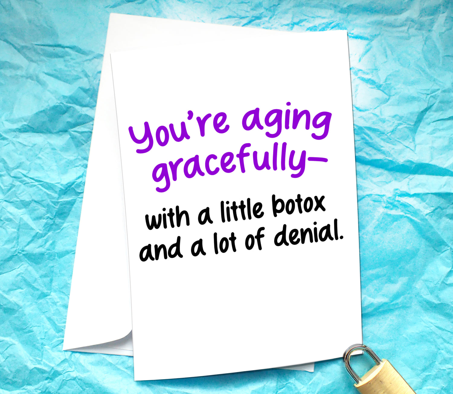 Aging Gracefully Card KimWestART