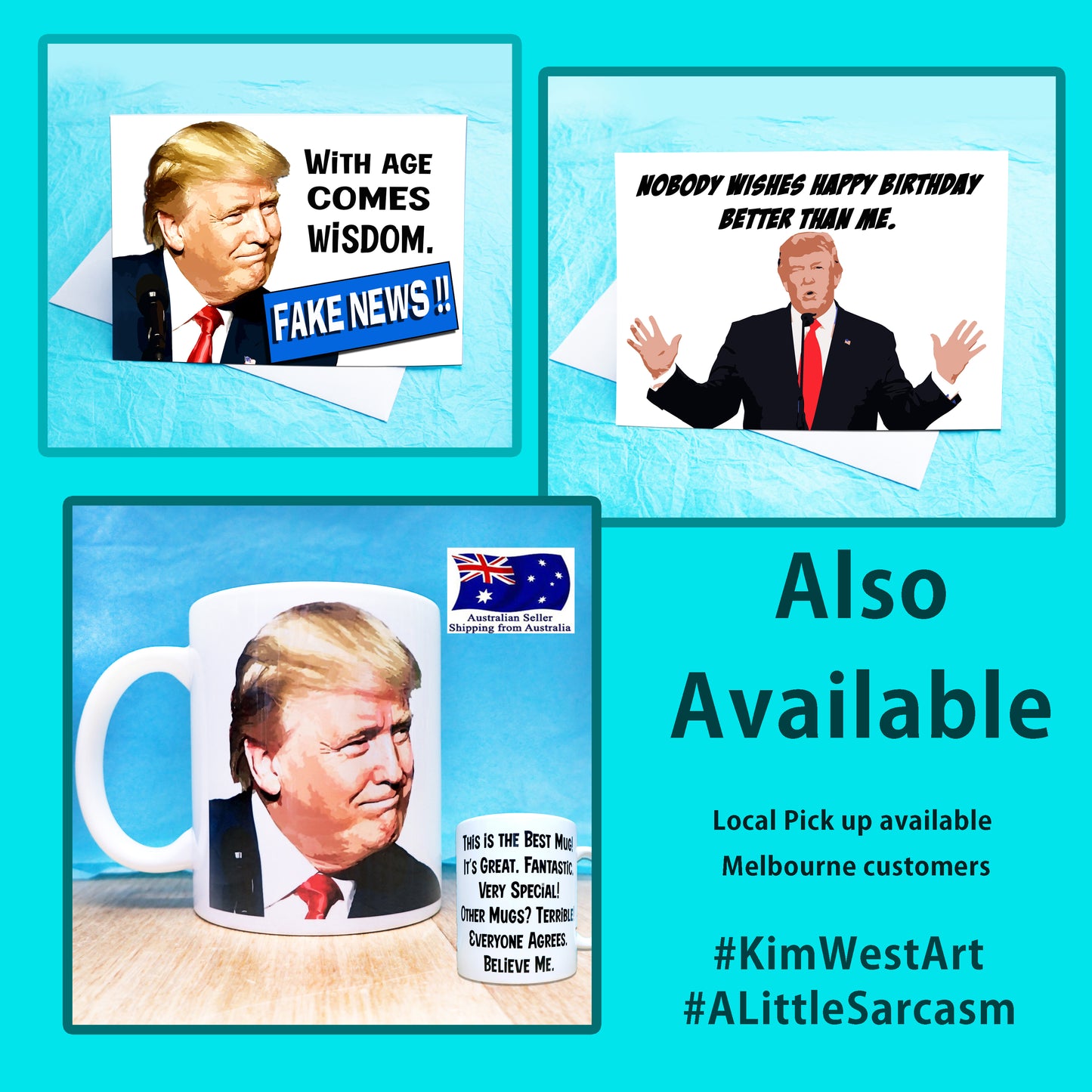 Donald Trump Greatest Funny Novelty Mug KimWestARt