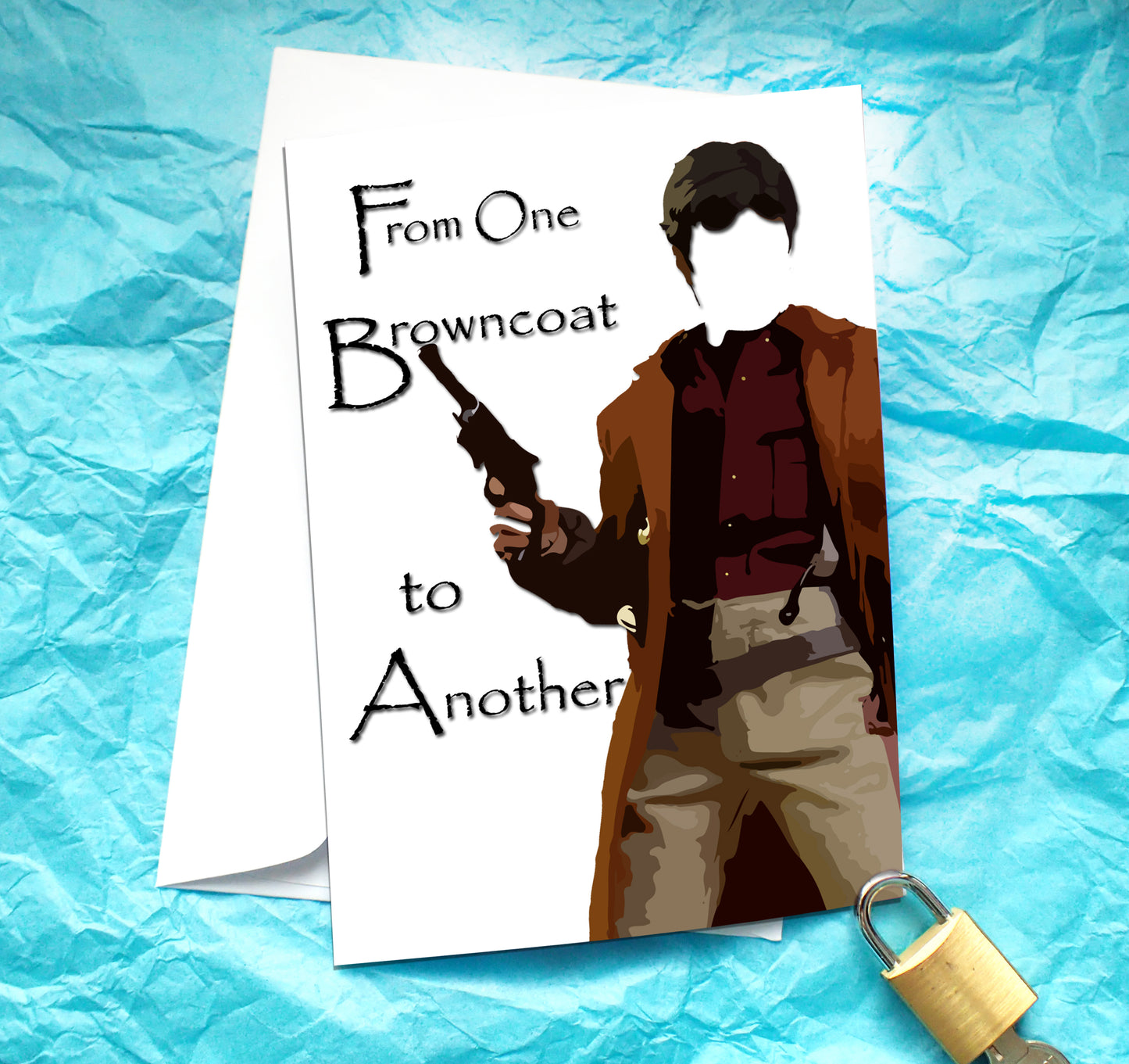 From One Browncoat to Another Serenity Card KimWestARt