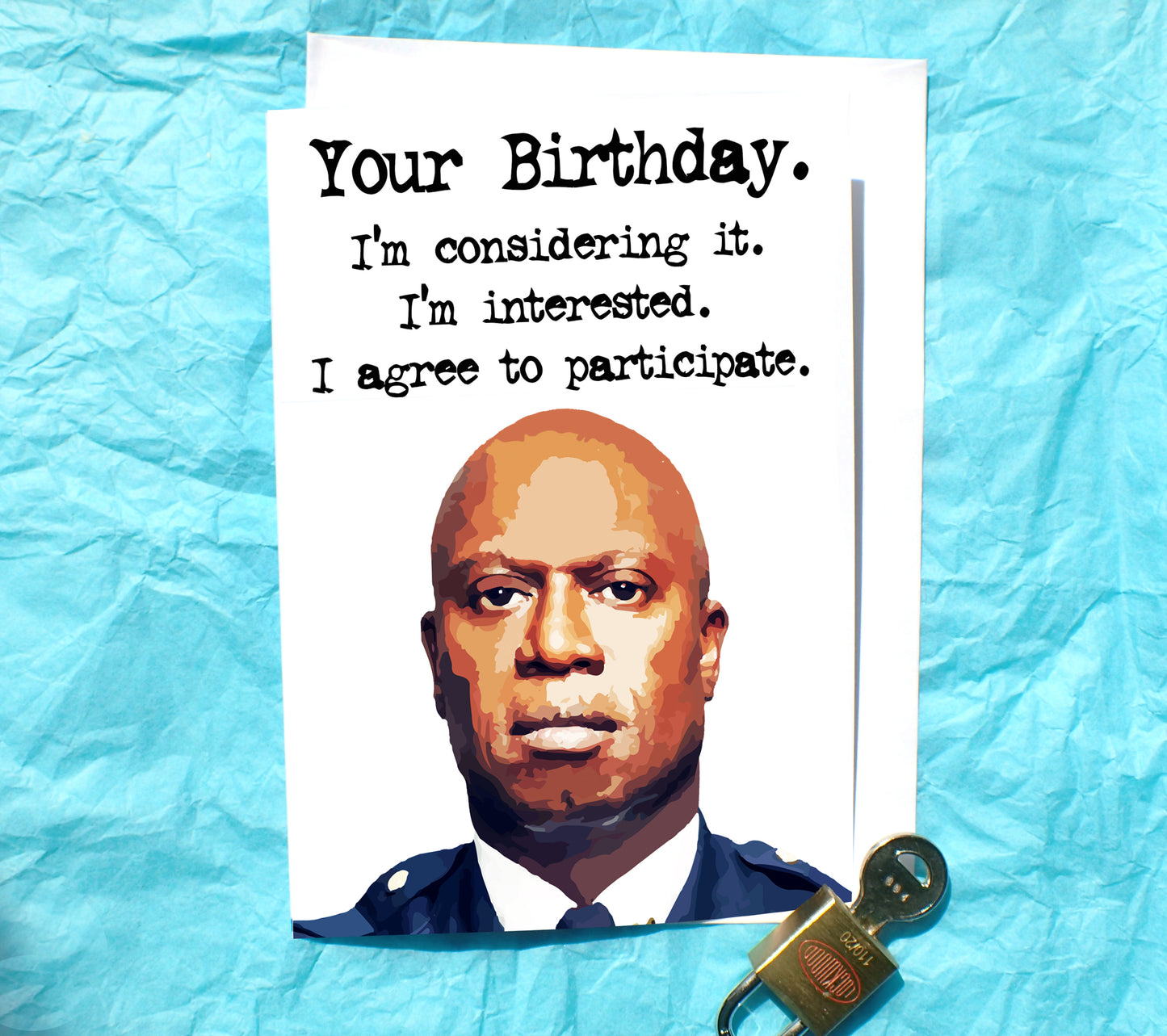 Holt Considering Brooklyn Funny Birthday Card KimWestARt