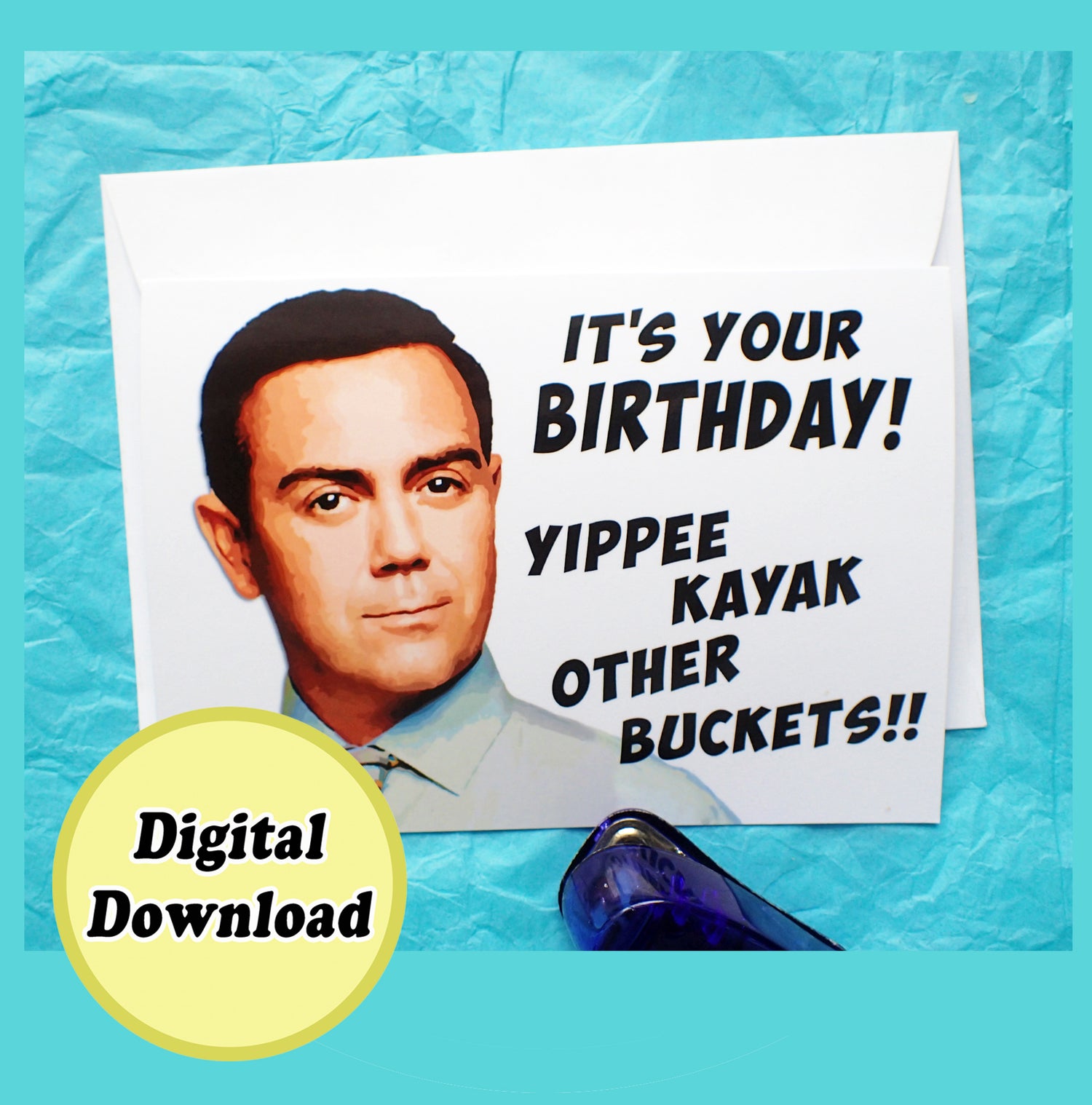 Brooklyn Nine Nine Charles Boyle Funny Birthday Card Instant Download KimWestARt