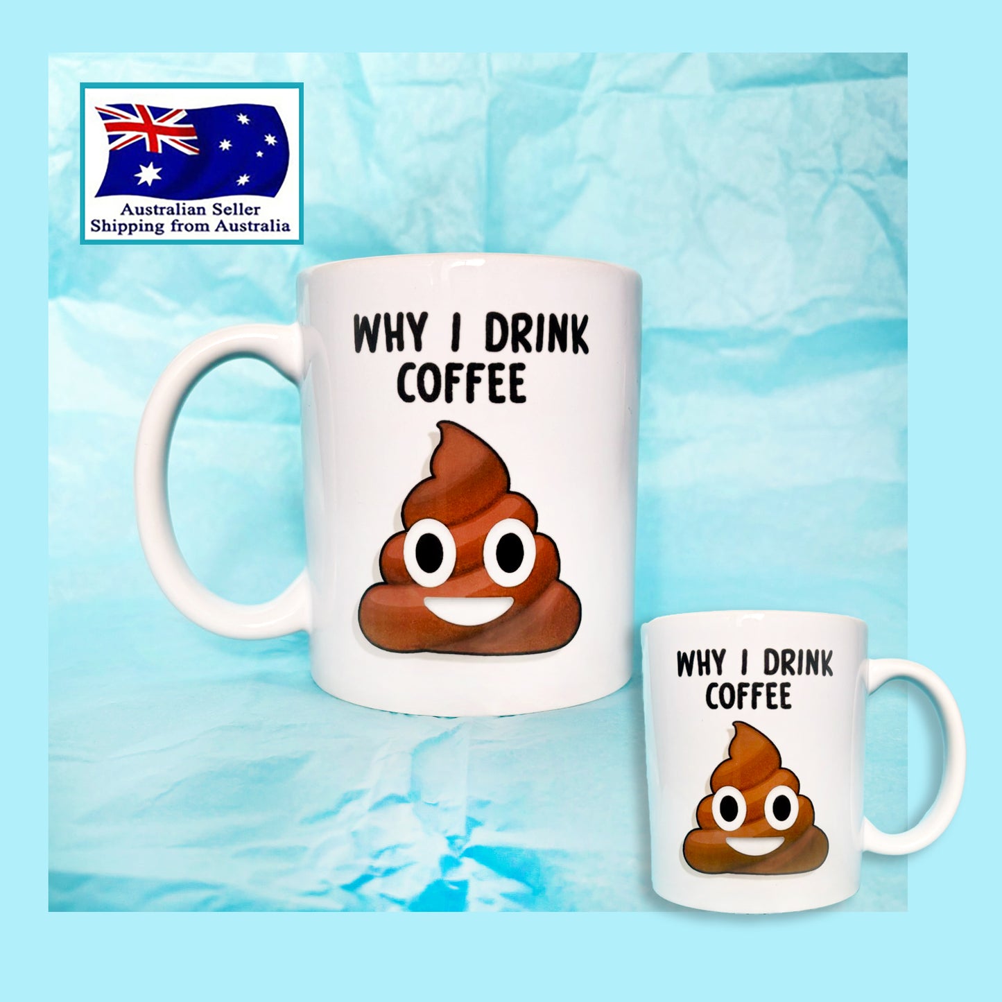 Why I drink Coffee Funny Mug KimWestART