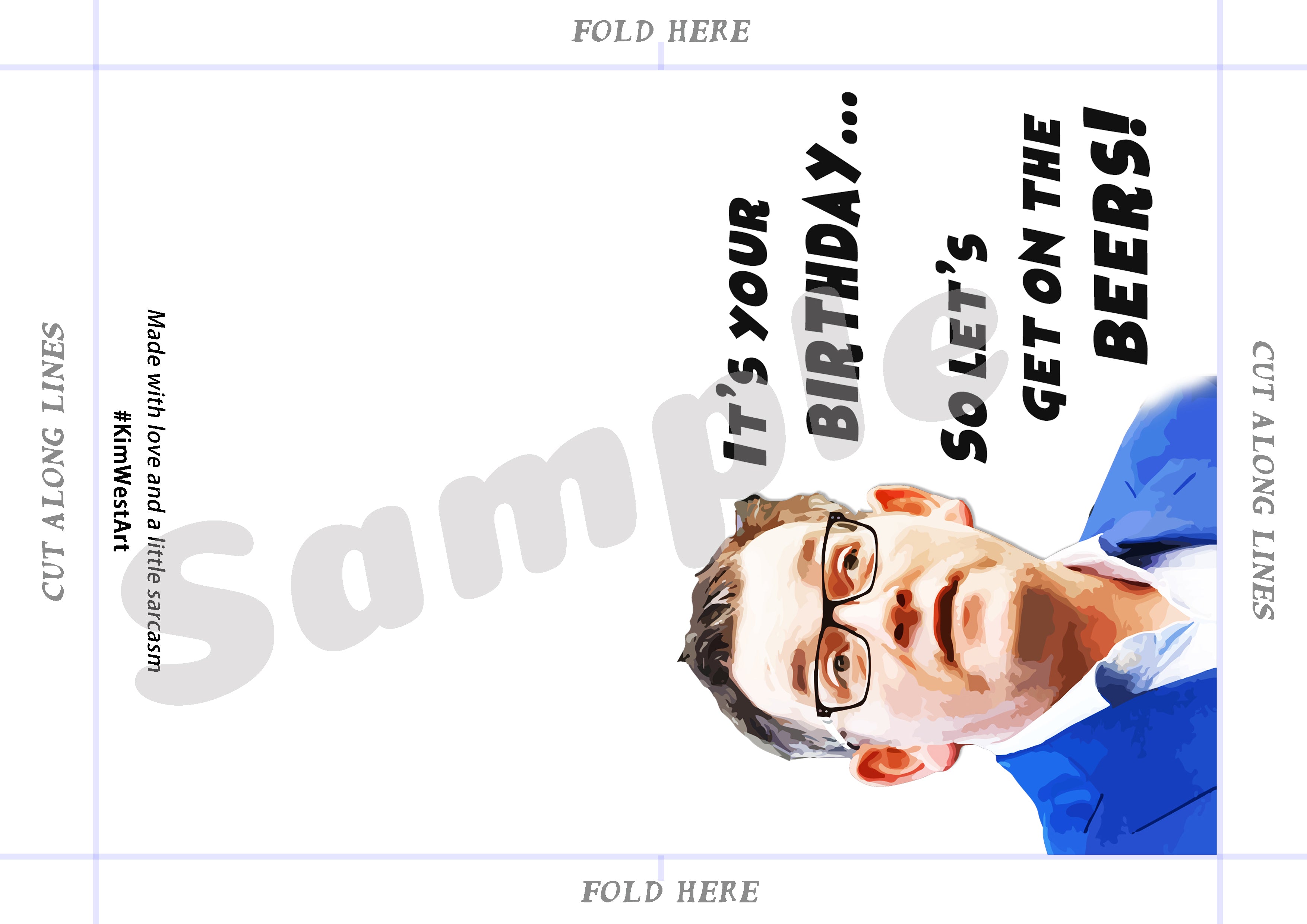 Dan Andrews Get on the Beers Instant Download KimWestARt