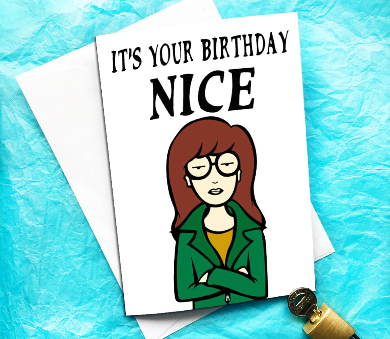 Daria Funny Birthday Card KimWestARt