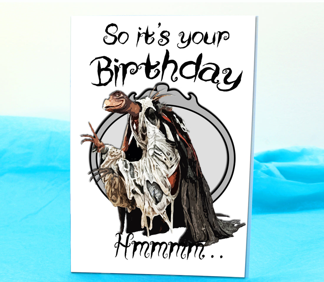 Dark Crystal Chamberlain Birthday Card KimWestARt