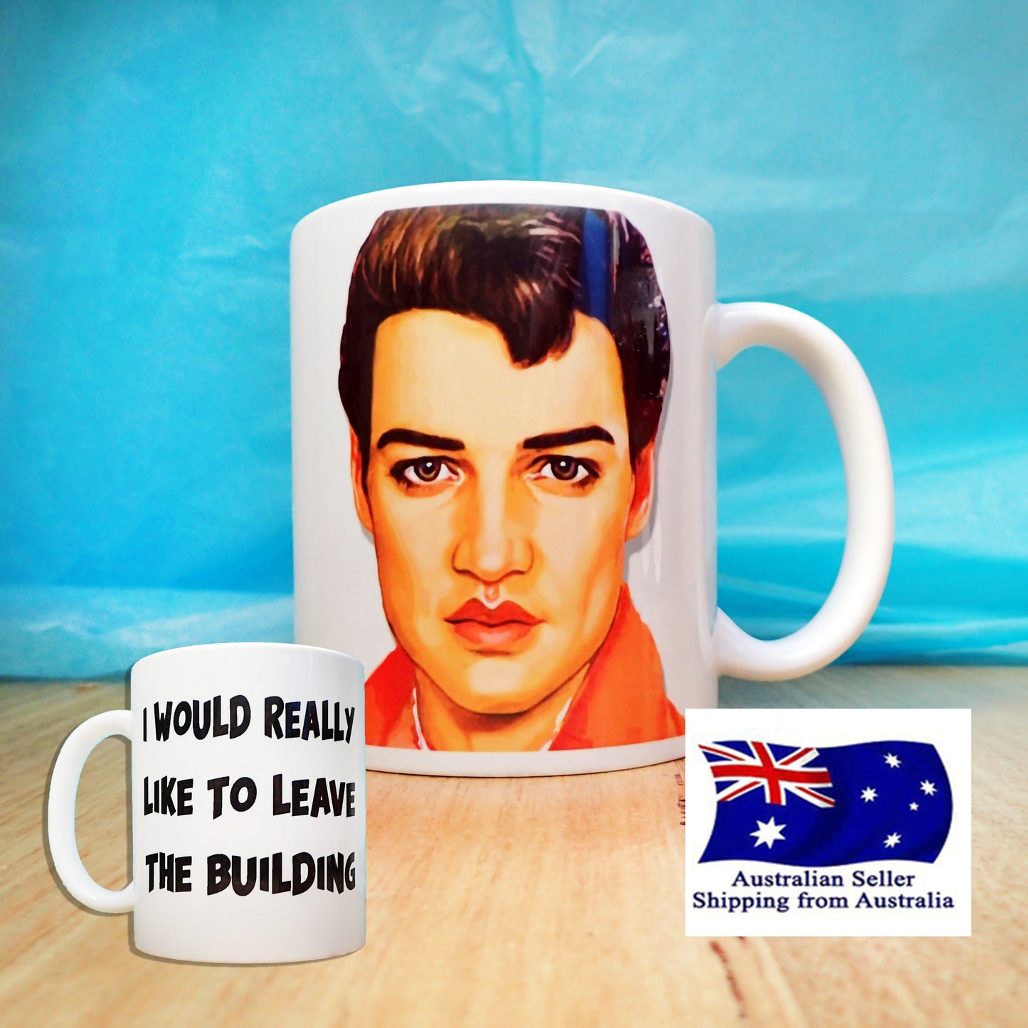 Elvis Novelty Mug KimWestARt