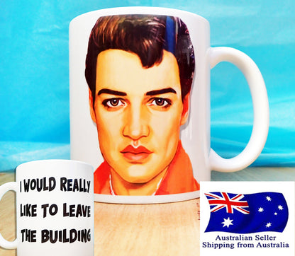 Elvis Novelty Mug KimWestARt