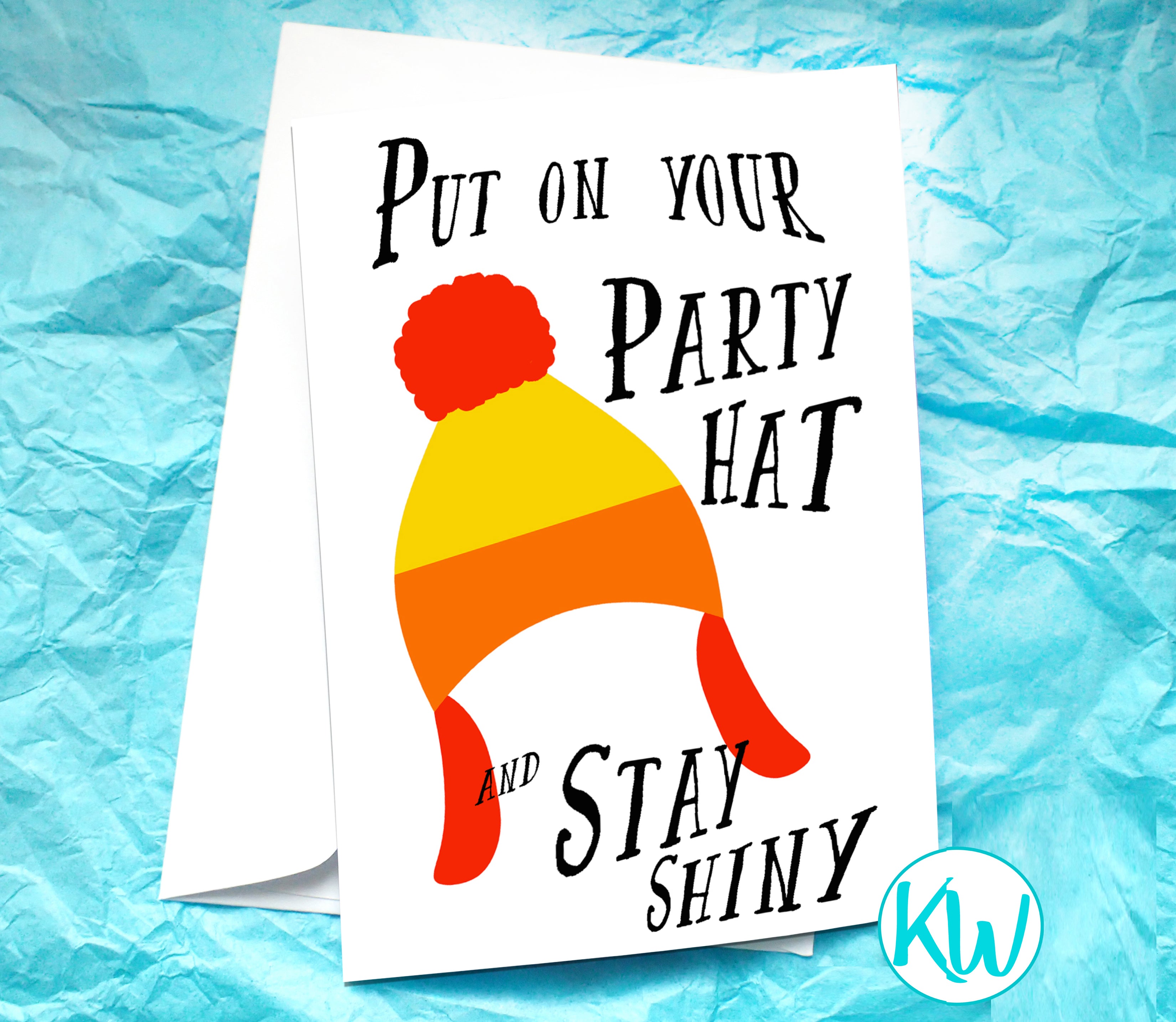 Party with Jayne Cobb Funny Birthday Card KimWestARt