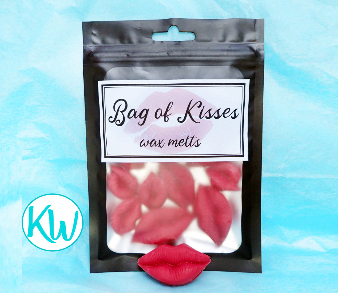 Bag of Kisses Novelty Wax Melts KimWestARt