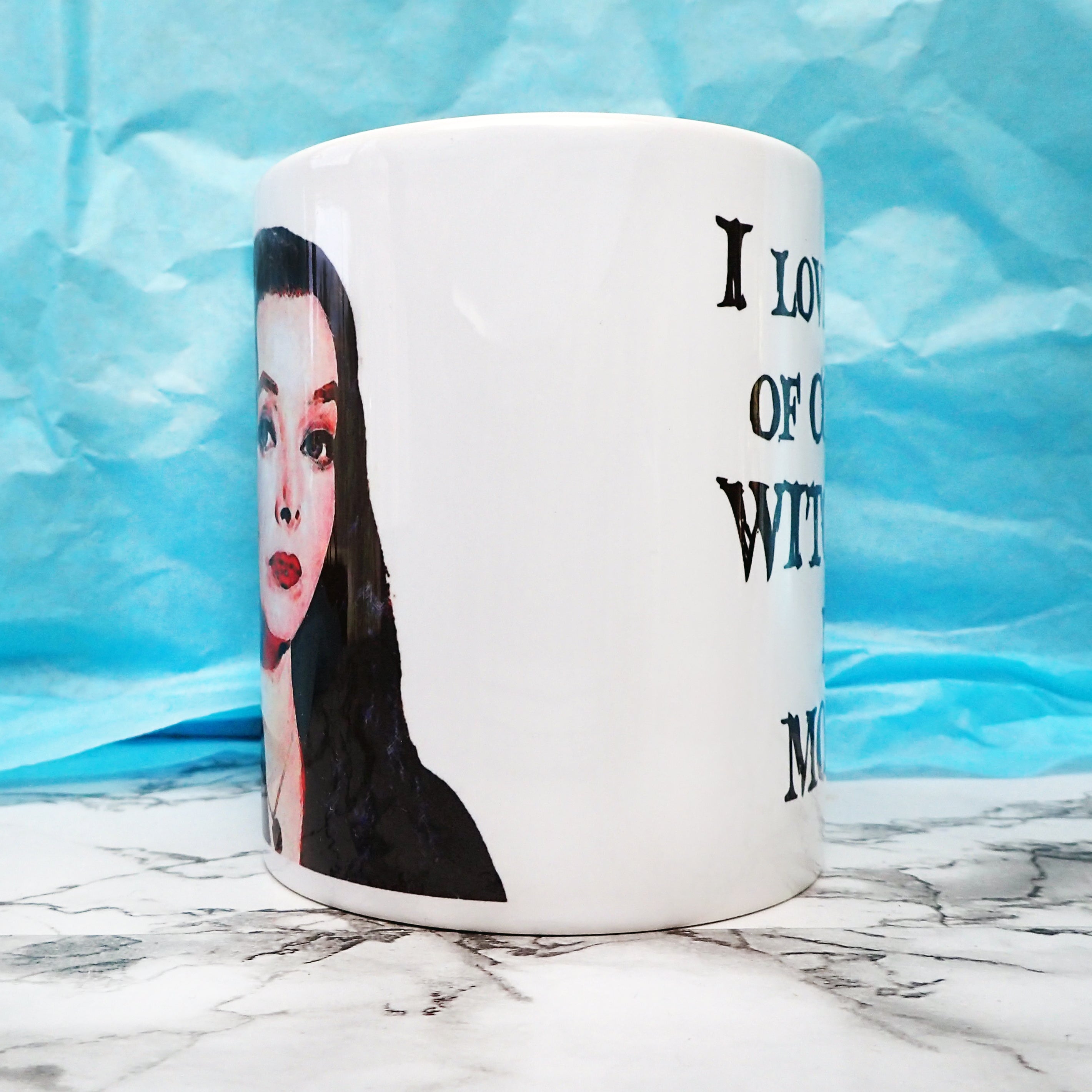 Morticia Adams Novelty Mug KimWestARt