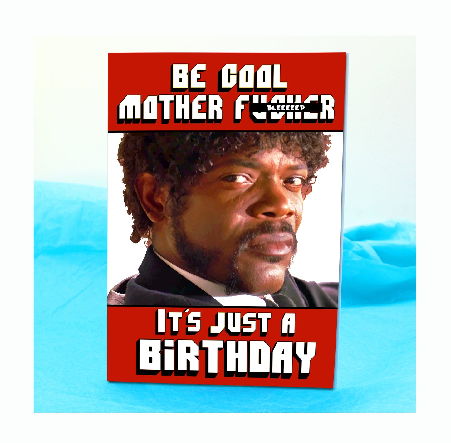 Pulp Fiction Funny Birthday Card KimWestARt