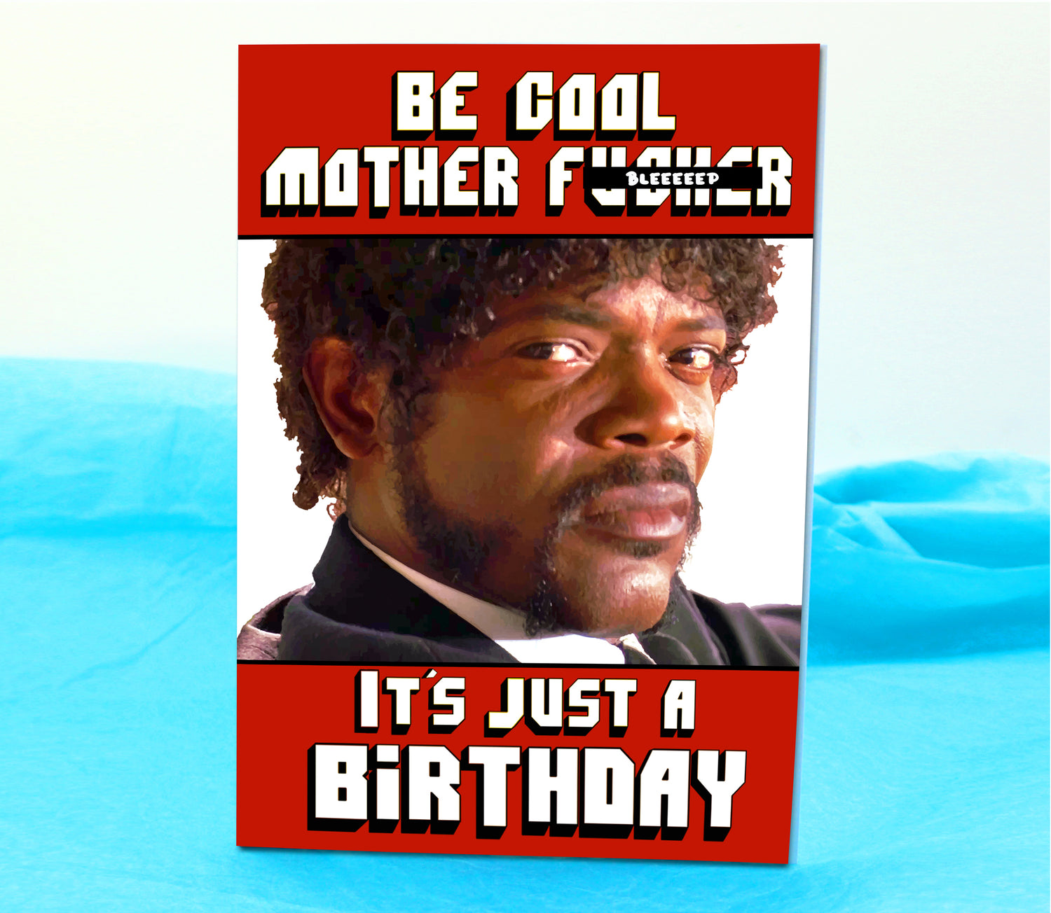 Pulp Fiction Funny Birthday Card KimWestARt