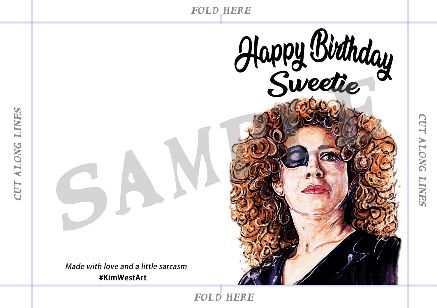 Instant Download River Song Doctor Who Funny Birthday Card KimWestARt