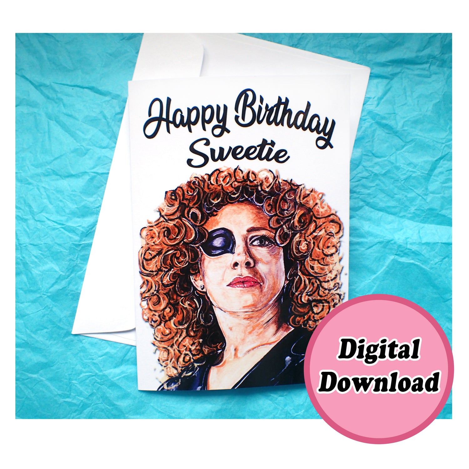 Instant Download River Song Doctor Who Funny Birthday Card KimWestARt