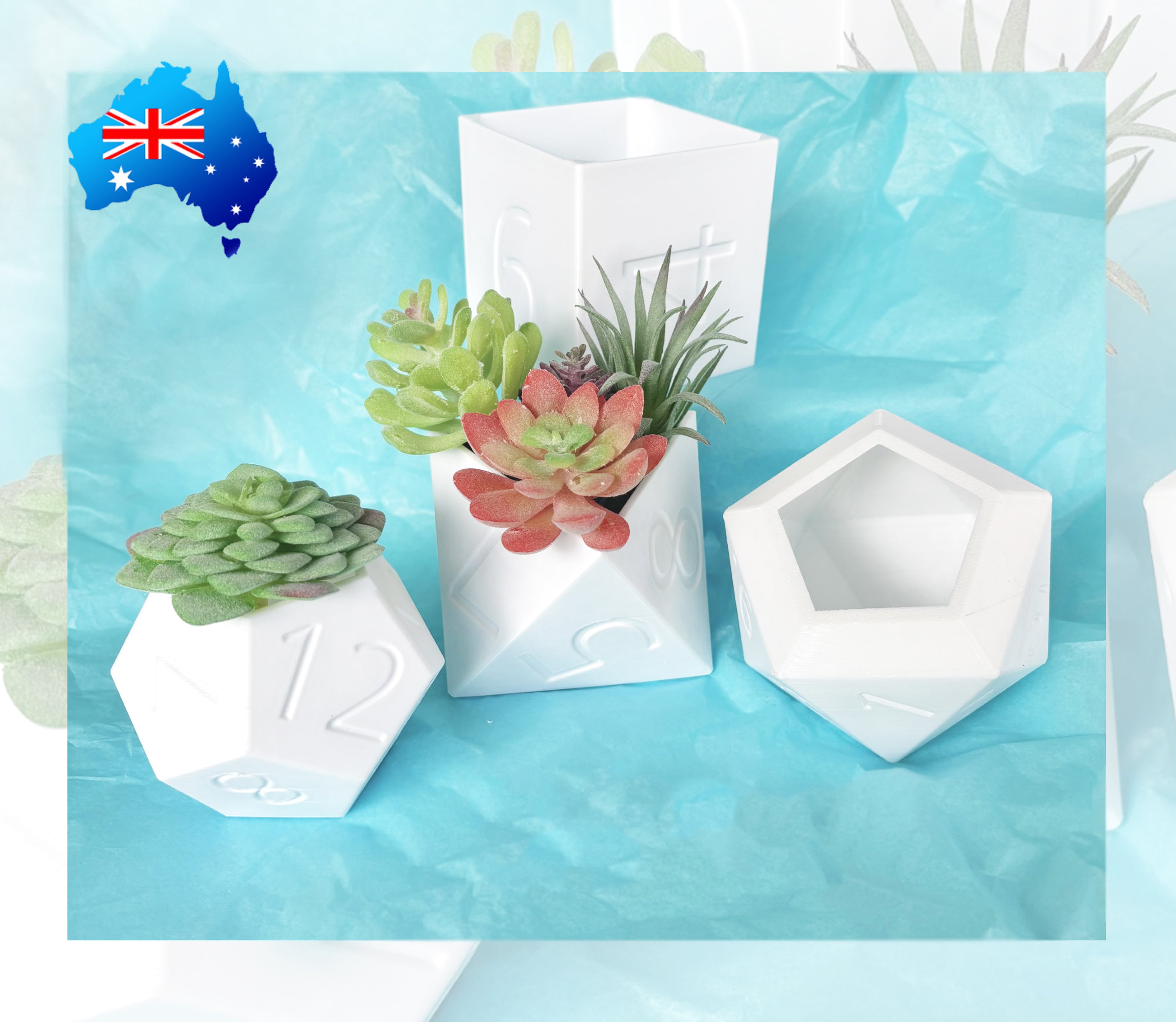 D20 Dice Planter KimWestART
