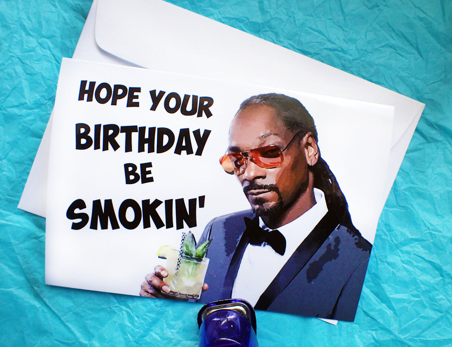 Snoop Dogg Funny Birthday card KimWestARt