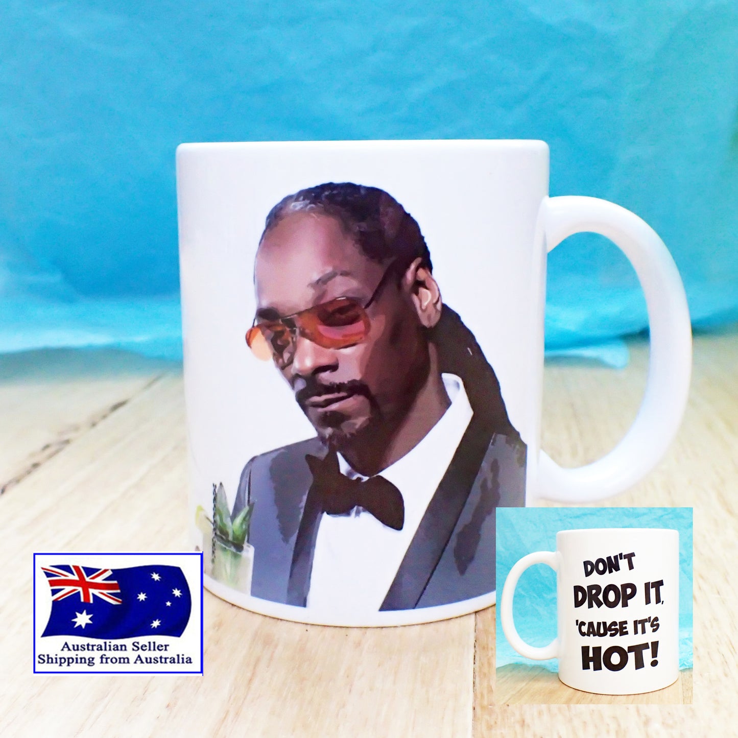 Snoop Don't Drop it Cause its Hot Funny Novelty Mug KimWestARt