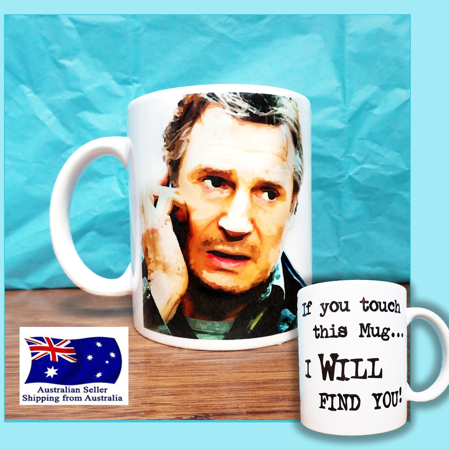 Taken I Will Find You Novelty Mug KimWestARt