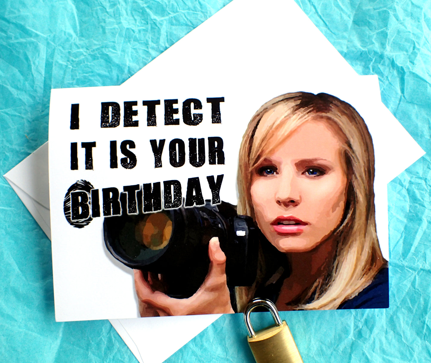 Veronica Mars Funny Birthday Card KimWestARt