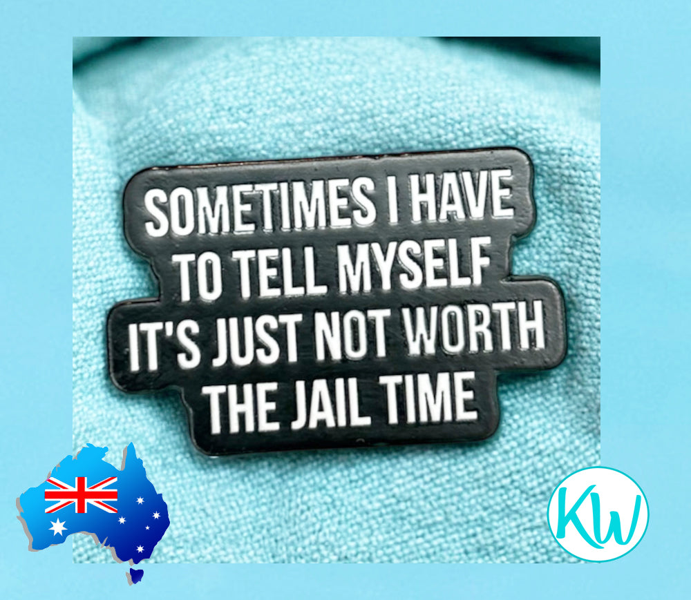 Funny Sarcastic Enamel Pin It&