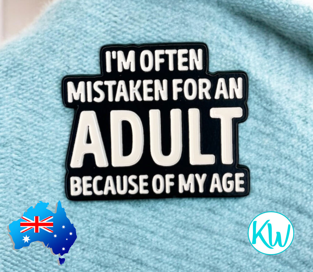 Funny Sarcastic Enamel Pin I&