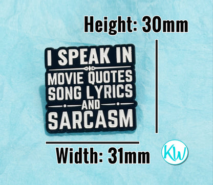 Funny Enamel Pin Speak in Movie Quotes KimWestART