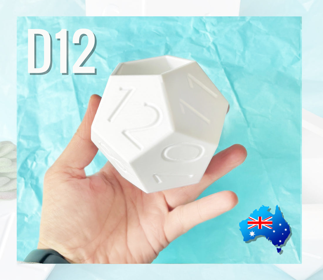 TTRPG D12 Dice Planter KimWestART