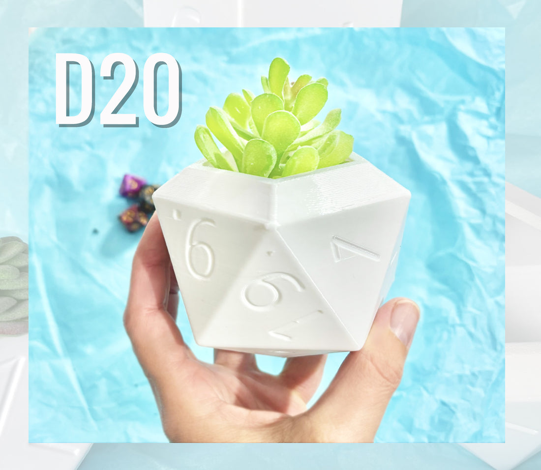TTRPG D20 Dice Planter KimWestART