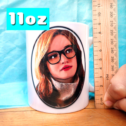 David Attenborough Funny Novelty Mug KimWestARt