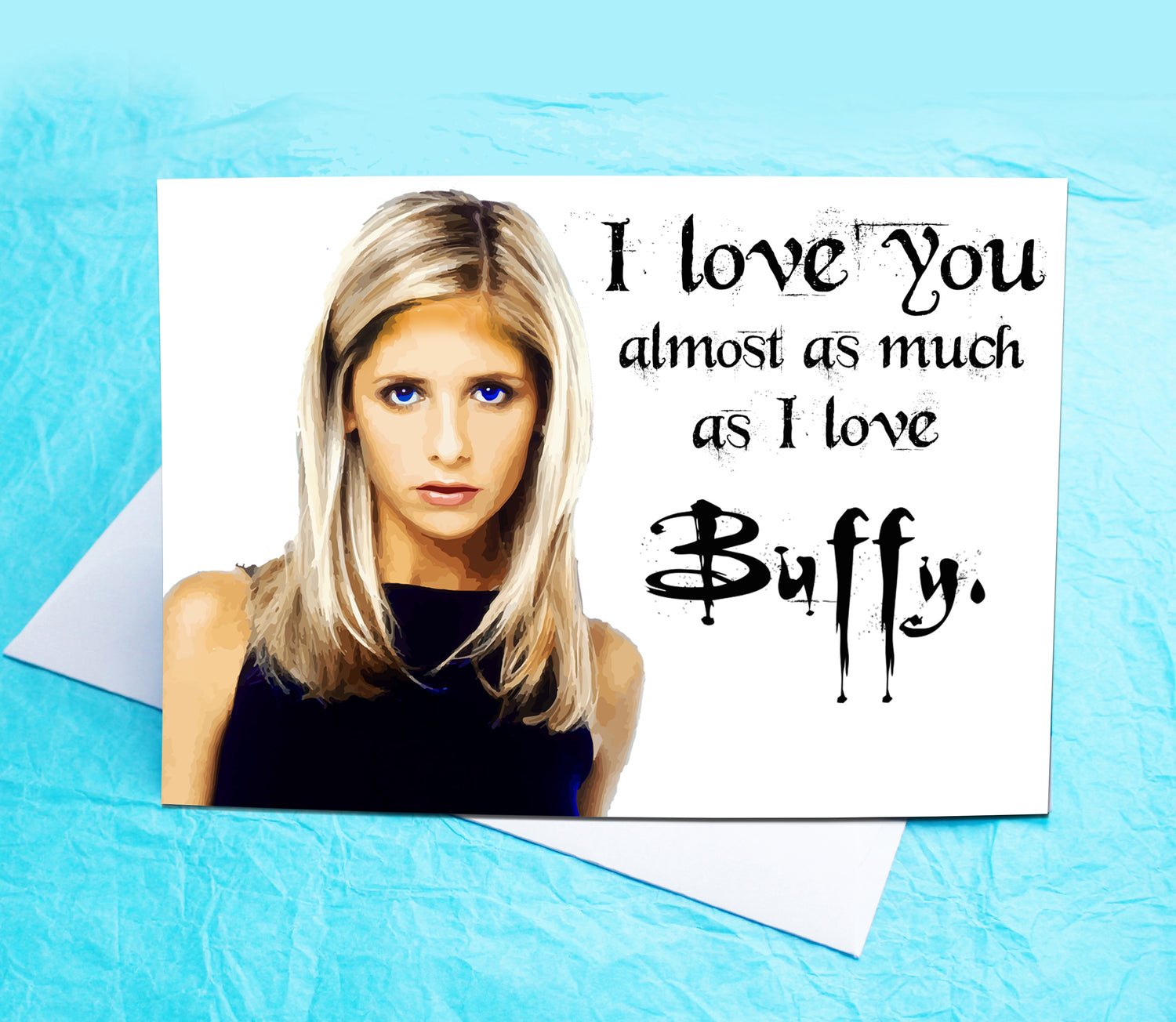 In each Generation Funny Buffy Greeting Card KimWestARt