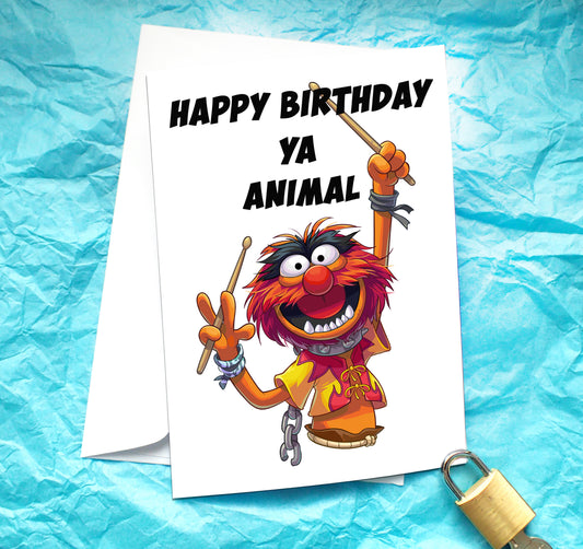 Animal Funny Greeting Card KimWestARt